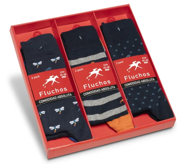 Hot Fluchos CA0012 Pack 3 Calcetines Hombre