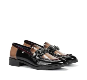 Cheap Fluchos HARVARD D9118 Mocasín Negro