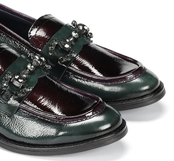 Online Fluchos HARVARD D9118 Mocasín Verde