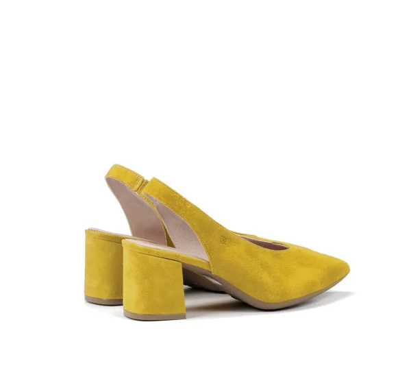 Hot Fluchos SOFI D7806 ZapatodeTacón Amarillo