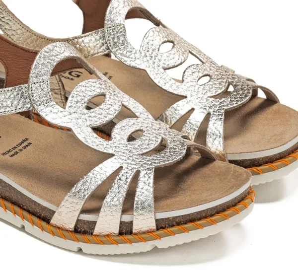 Online Fluchos SPORT D9322 Sandalia Dorada